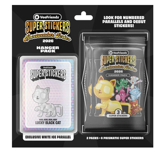 2026 VeeFriends Super Stickers Spectacular Series Hanger Pack