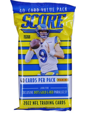 2022 Score Football Retail Value Fat Pack
