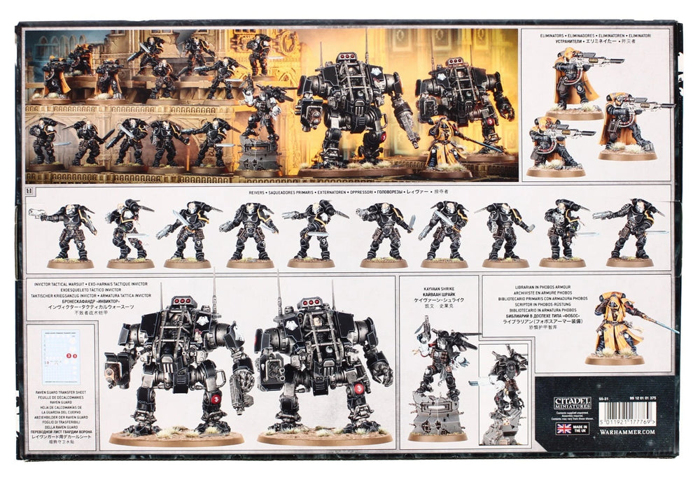 Warhammer 40k: Raven Guard Battleforce - Ravenstrike Battle Force (55-31)