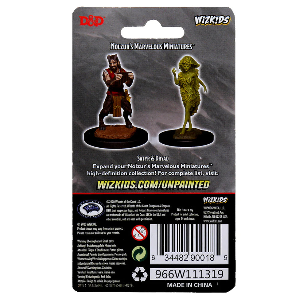 D&D Nolzur's Marvelous Miniatures - Satyr & Dryad