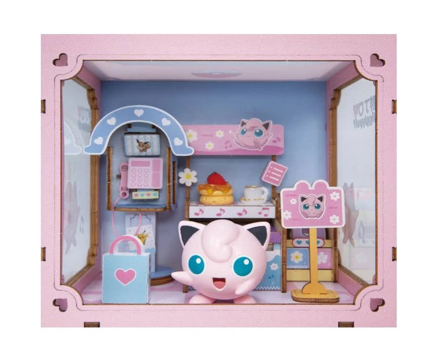 PUREMIND × Pokémon Official Licensed Mini World Vibrant Street Scene DIY Miniature Box
