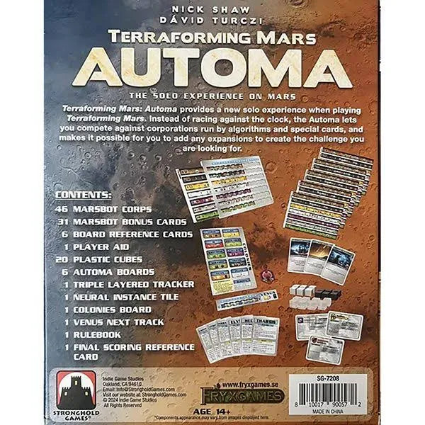 Terraforming Mars: Automa Expansion