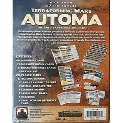 Terraforming Mars: Automa Expansion