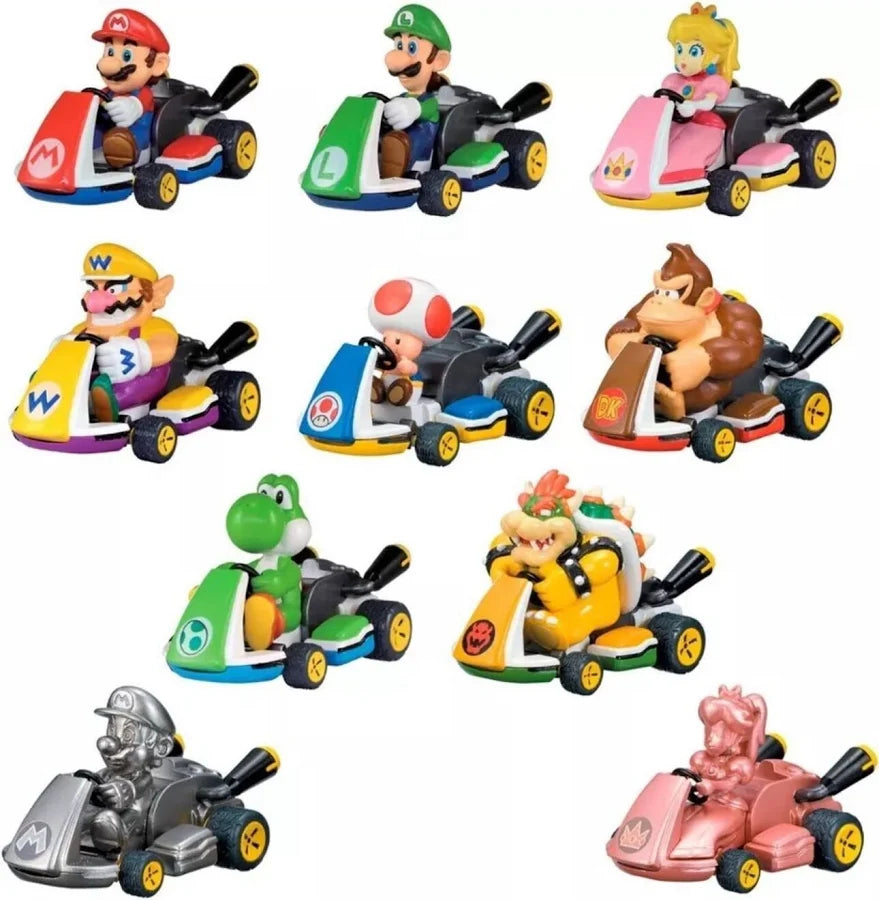 Mario Kart Blind Box Pull-Back Mini Racer
