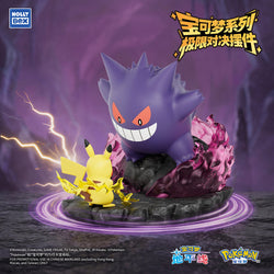 Pokémon Ultimate Duel Scene Statues – Pikachu vs Gengar / Pikachu vs Lucario