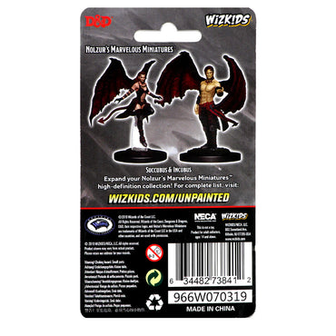 D&D Nolzur's Marvelous Miniatures - Succubus & Incubus