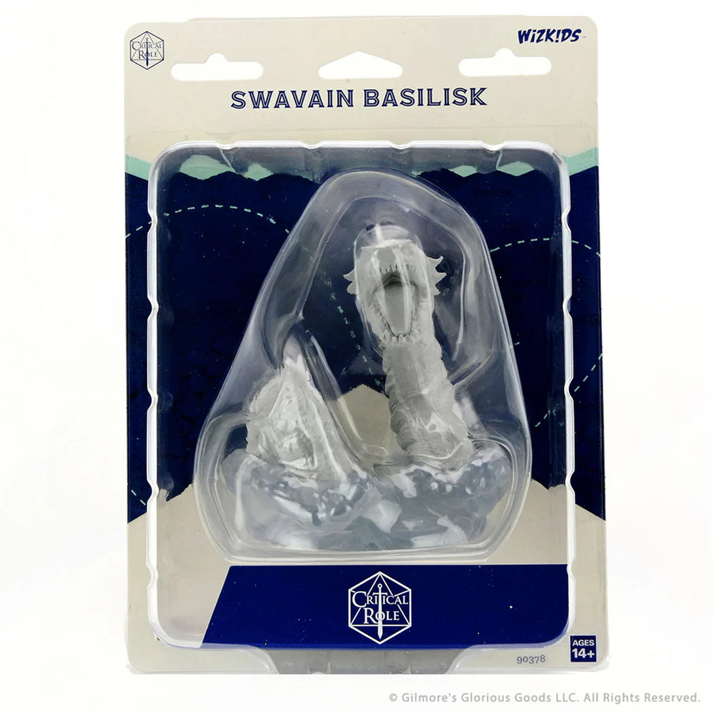 Critical Role Unpainted Miniatures: Swavain Basilisk