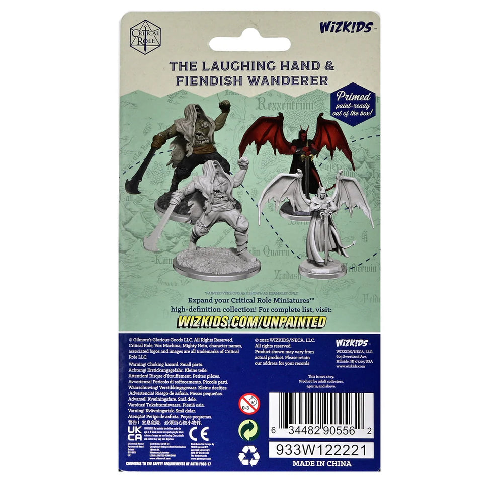 Critical Role Unpainted Miniatures: The Laughing Hand & Fiendish Wanderer