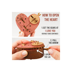 Tin Woodsman's Heart - Gift Puzzle Box