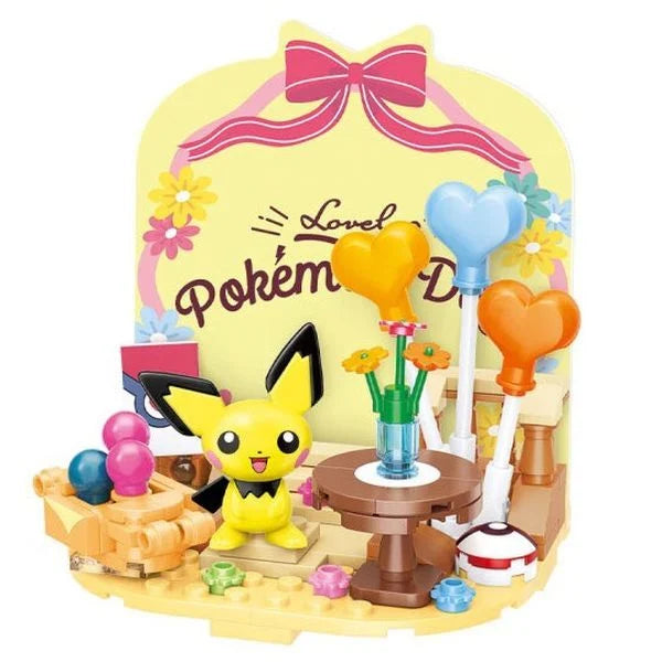 Keeppley Lovely Pokémon Days Building Block Set - Pichu Sweet Decoration