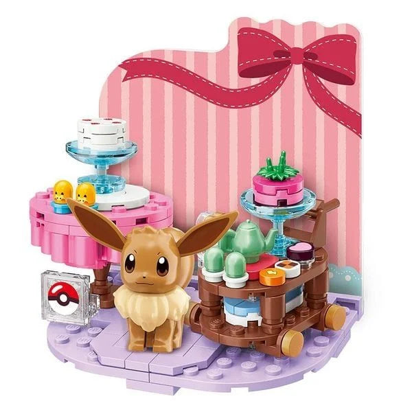 Keeppley Lovely Pokémon Days Building Block Set - Eevee Baking Time