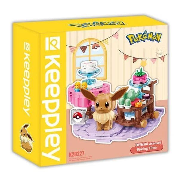 Keeppley Lovely Pokémon Days Building Block Set - Eevee Baking Time