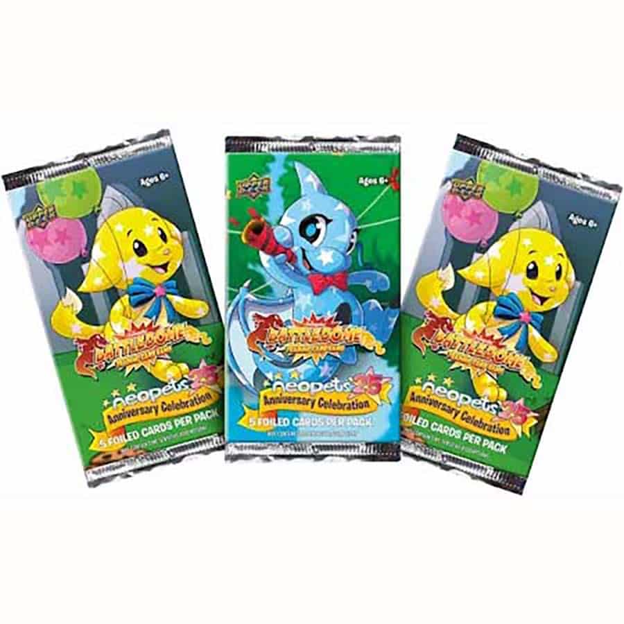 Neopets Battledome TCG: Neopets 25th Anniversary Celebration Set - Booster Pack