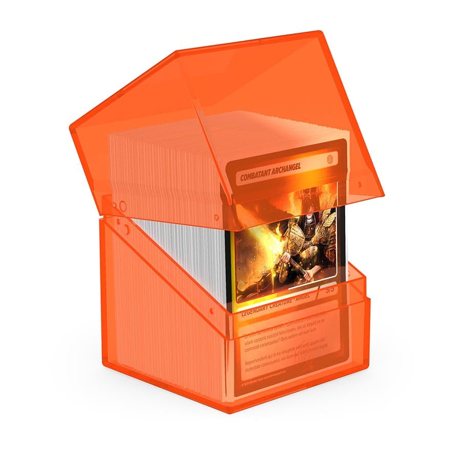 DECK CASE 100+ BOULDER: CLEAR POPPY TOPAZ
