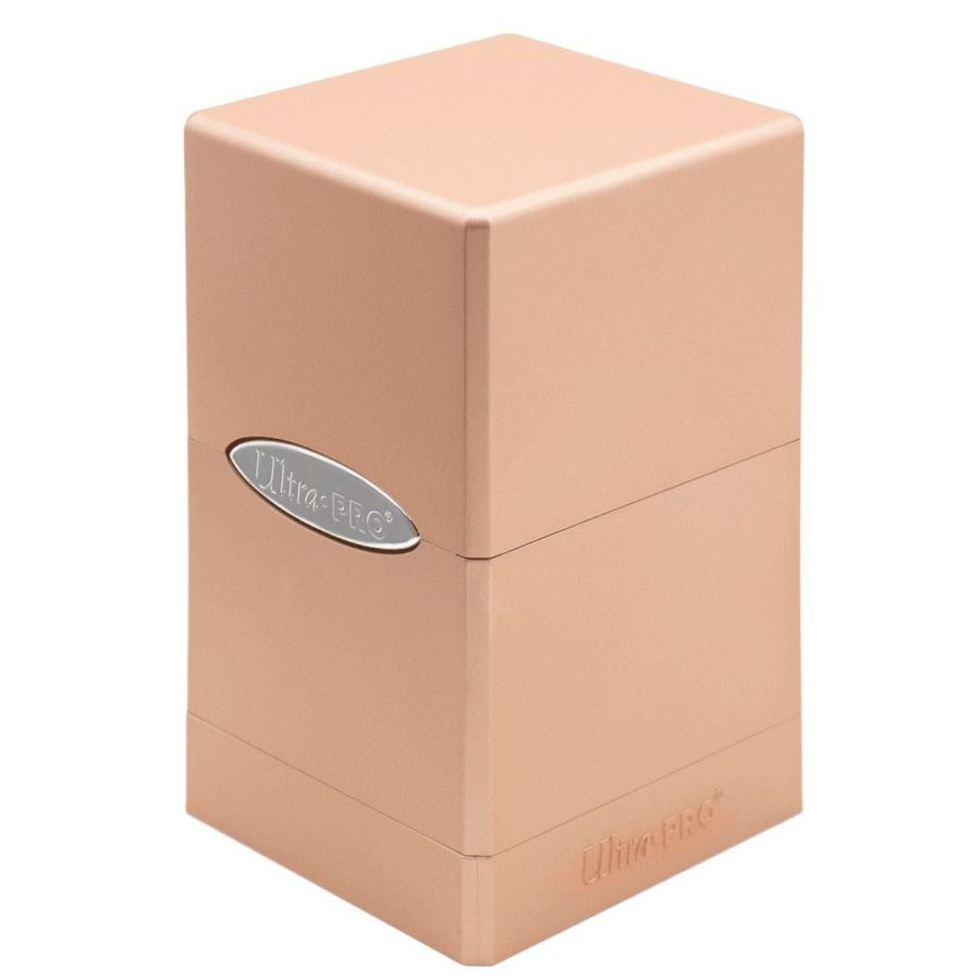 ULTRA PRO: SATIN TOWER DECK BOX: METALLIC ROSE GOLD