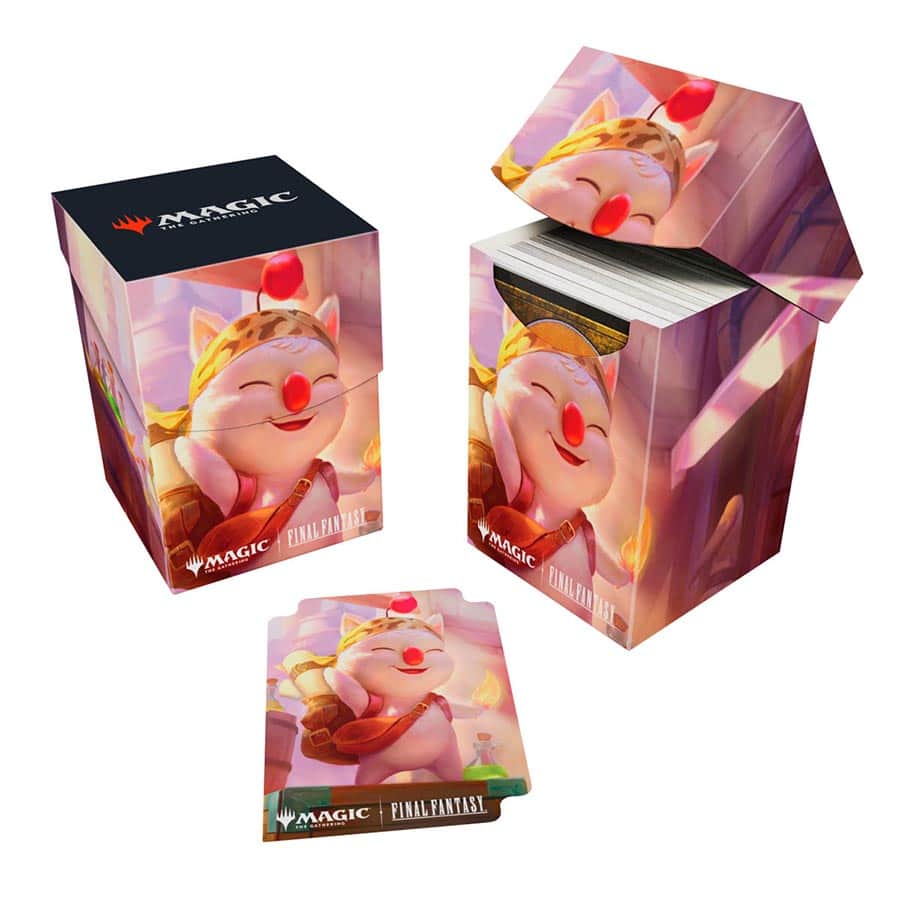 ULTRA PRO: MAGIC THE GATHERING: UNIVERSES BEYOND: FINAL FANTASY: 100+ DECK BOX - MOOGLE