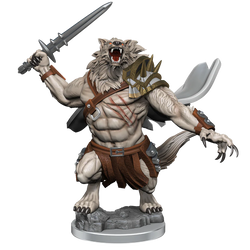 Magic: The Gathering Unpainted Miniatures - Arlinn Kord & Tovolar