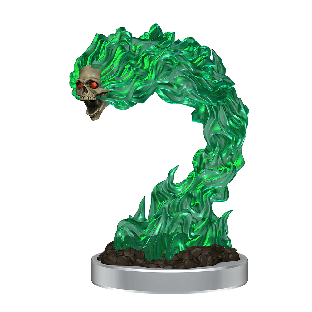 D&D Nolzur's Marvelous Miniatures: Dark Spellcaster & Flameskulls
