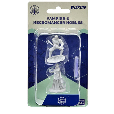 Critical Role Unpainted Miniatures: Vampire & Necromancer Nobles