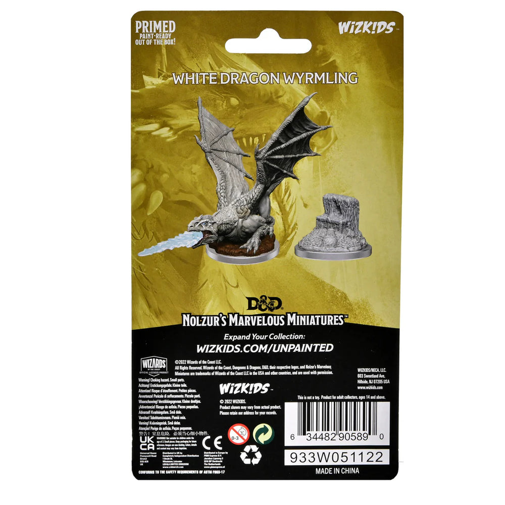 D&D Nolzur's Marvelous Miniatures: White Dragon Wyrmling