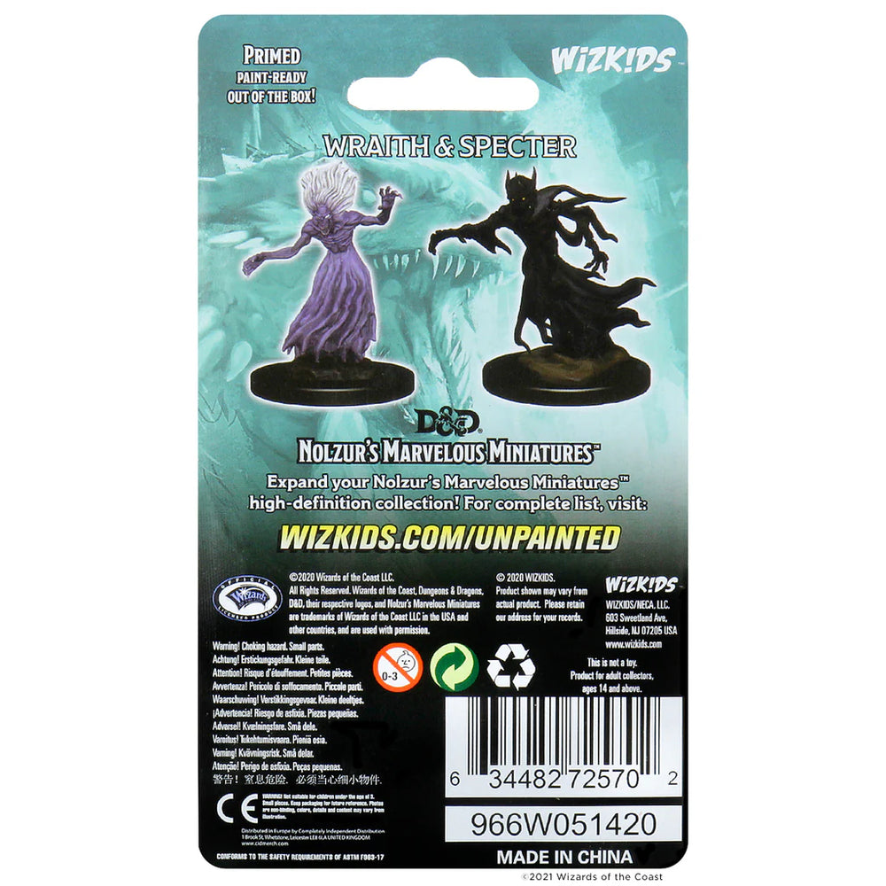 D&D Nolzur’s Marvelous Miniatures: Wraith & Specter