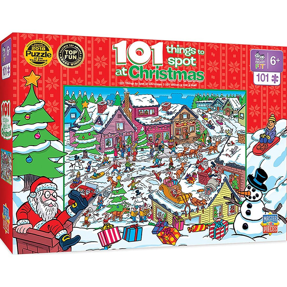 101 Things to Spot at Christmas Right Fit - 101 Piece Kids Puzzle