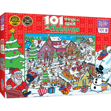 101 Things to Spot at Christmas Right Fit - 101 Piece Kids Puzzle