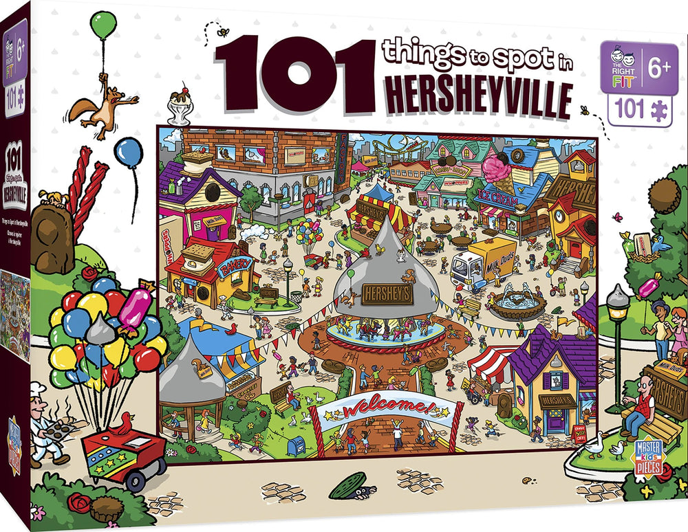 101 Things to Spot in Hersheyville - Right Fit - 101 Piece Kids Puzzle