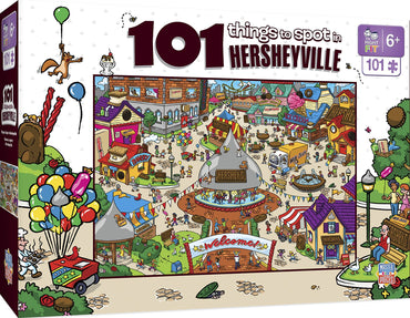 101 Things to Spot in Hersheyville - Right Fit - 101 Piece Kids Puzzle