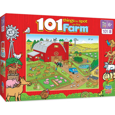 101 Things to Spot on a Farm Right Fit - 101 Piece Kids Puzzle