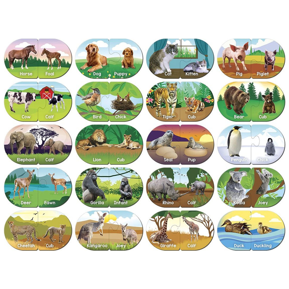 Educational Matching - Animals Jigsaw Puzzle