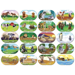 Educational Matching - Animals Jigsaw Puzzle