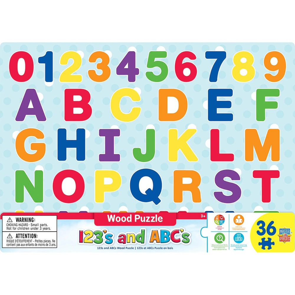 ABC & 123 - 36 Wood Piece Puzzle