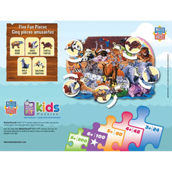 Shaped Right Fit - Noah's Ark 100 Pieces Kids Puzzle