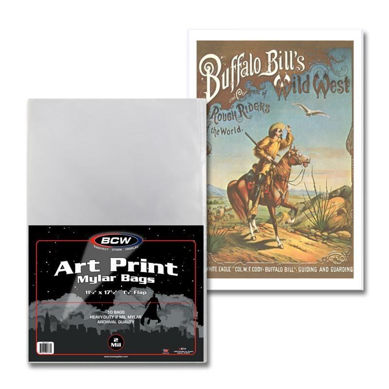BCW 11x17 Art Print Mylar - 2 MIL