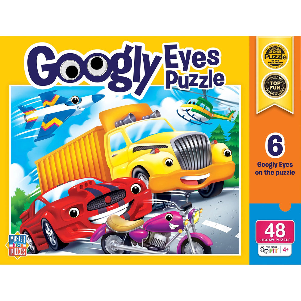 Googly Eyes - Vehicles 48 Piece Puzzle