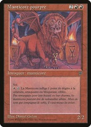 Crimson Manticore (French) - "Manticore pourpre" [Renaissance]