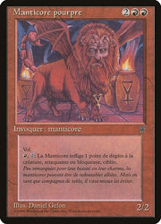 Crimson Manticore (French) - "Manticore pourpre" [Renaissance]