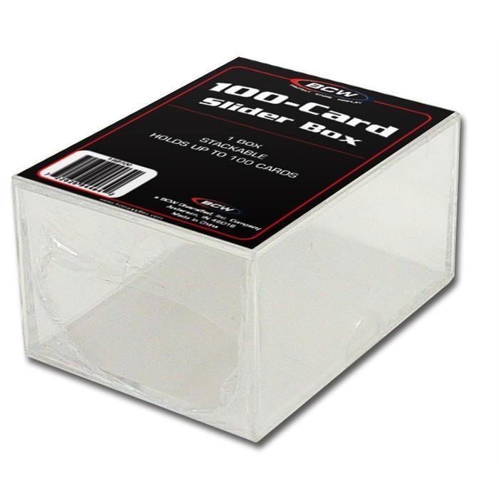 BCW 2-Piece Slider Box - 100 Count