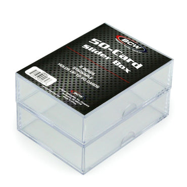 BCW 2-Piece Slider Box - 50 Count