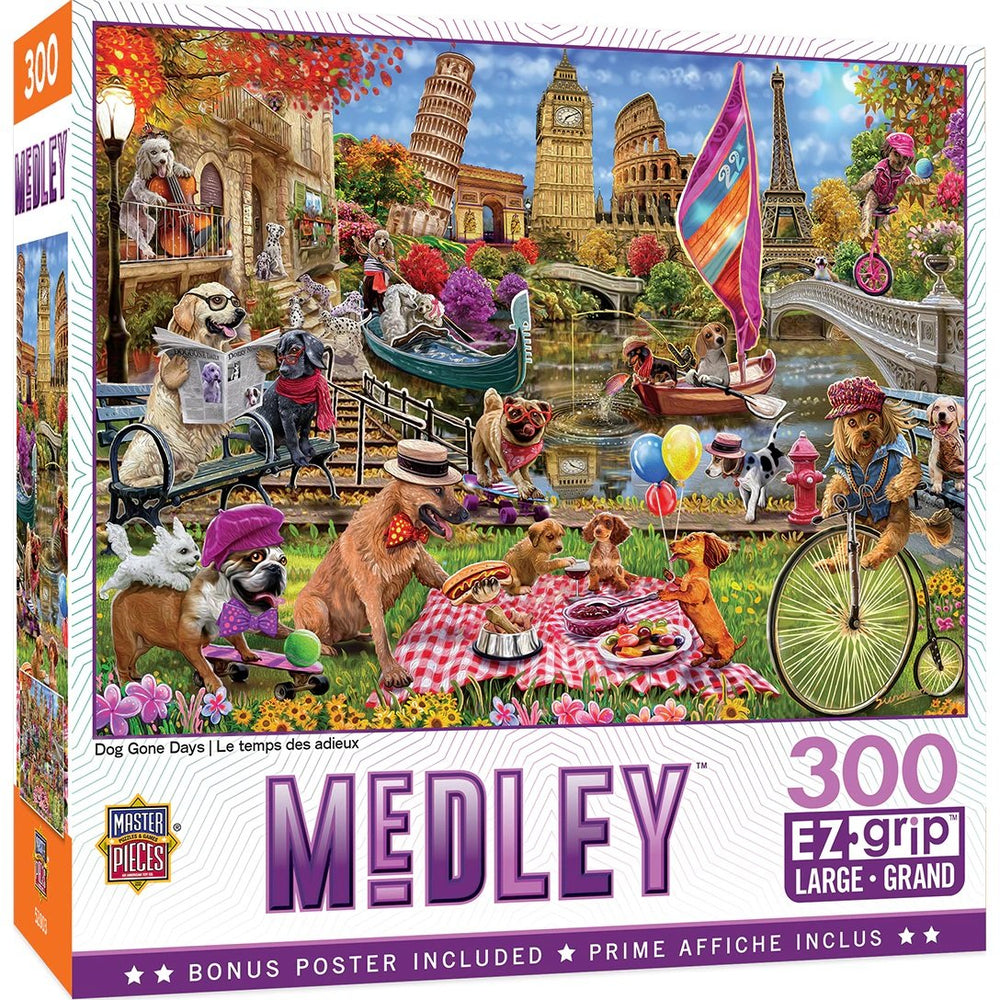 Medley - Dog Gone Days 300 Piece Puzzle