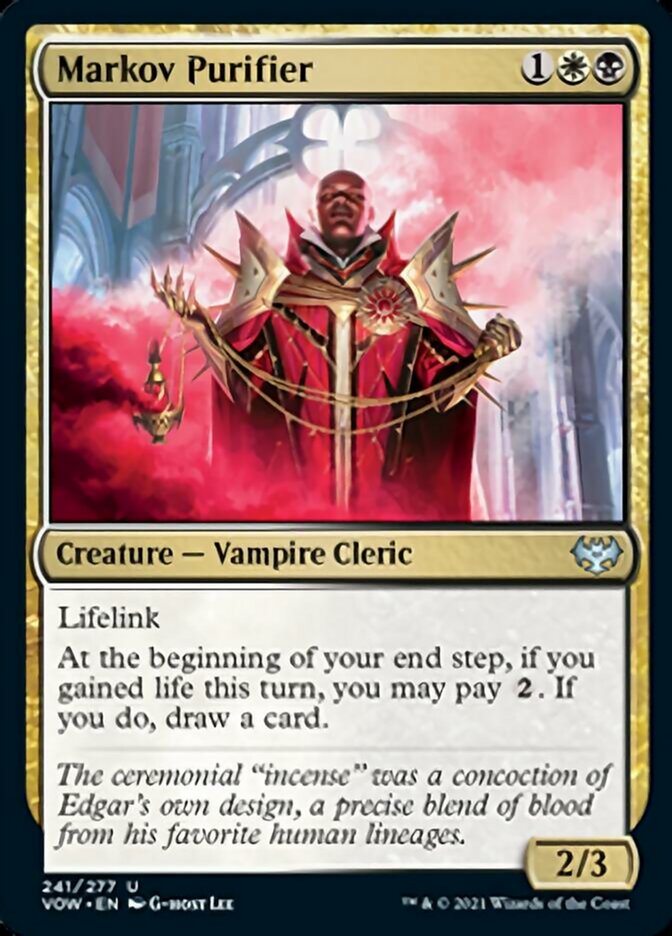 Markov Purifier [Innistrad: Crimson Vow]