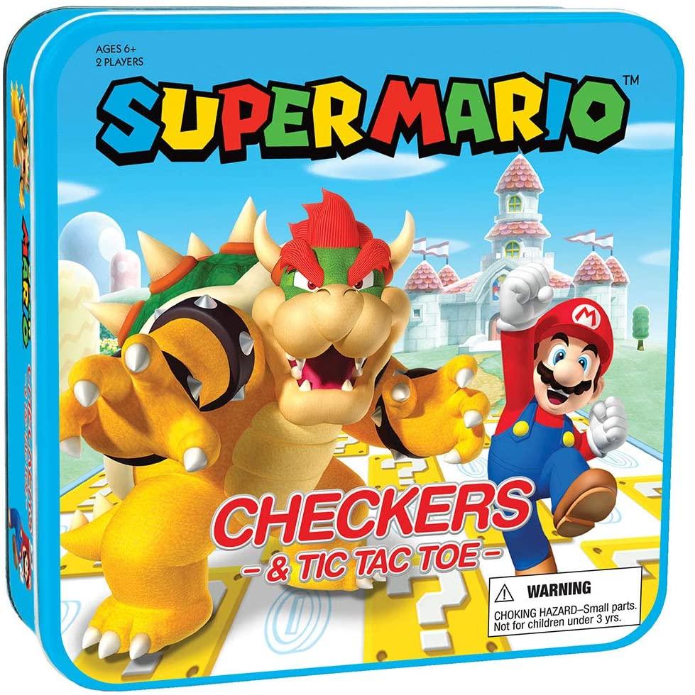 Super Mario Checkers & Tic-Tac-Toe