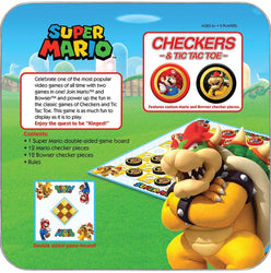Super Mario Checkers & Tic-Tac-Toe