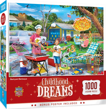 Childhood Dreams - Backyard BBQ 1000 Piece Puzzle