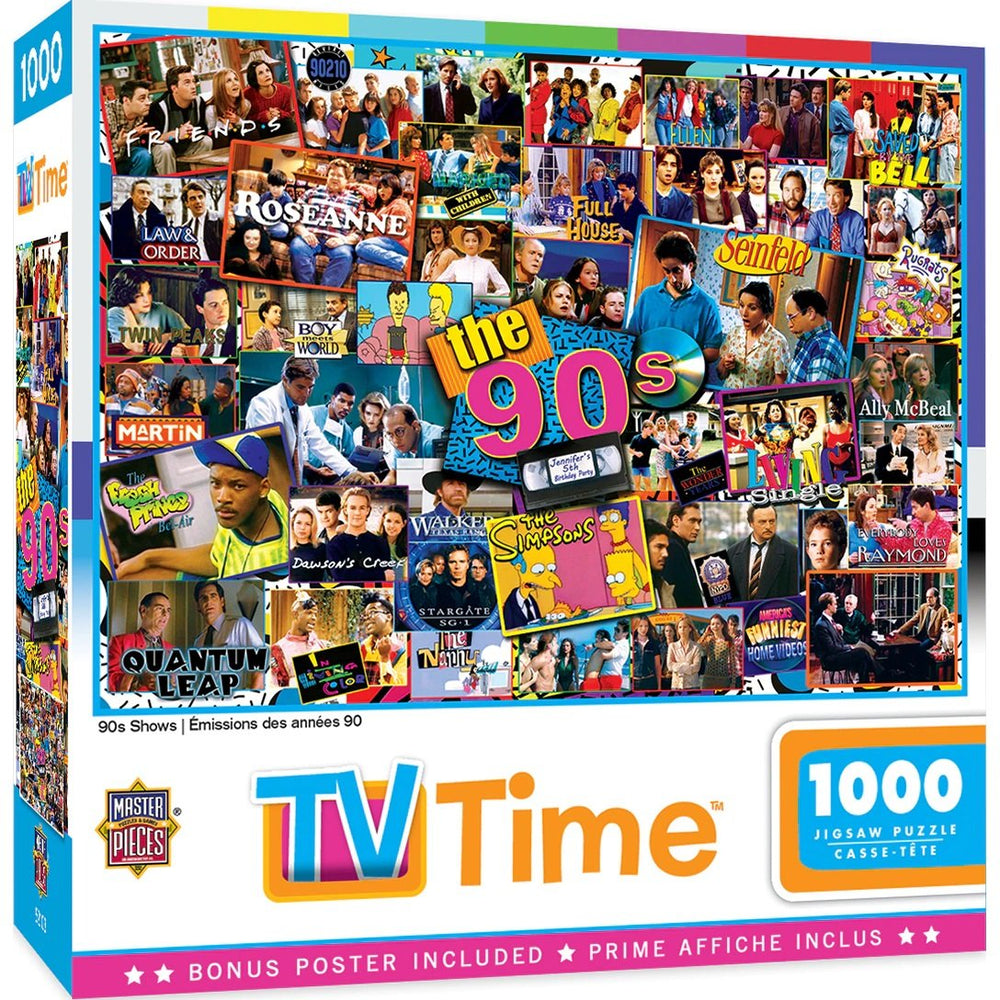 TV Time - 80s Shows 1000 Piece Puzzle