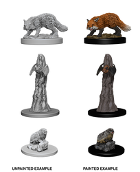 Pathfinder Deep Cuts Unpainted Miniatures: Familiars