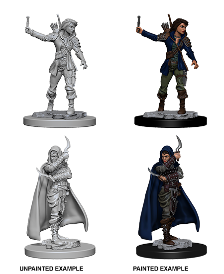 Pathfinder Battles Deep Cuts Unpainted Miniatures: Human Female Rogue