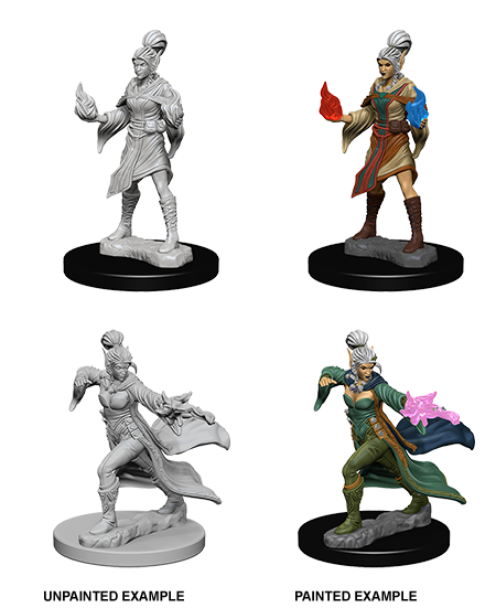 Pathfinder Battles Deep Cuts Unpainted Miniatures: Elf Female Sorcerer
