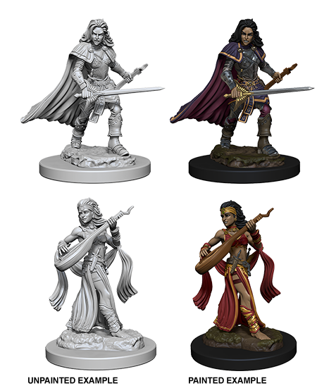 Pathfinder Battles Deep Cuts - Human Female Bard